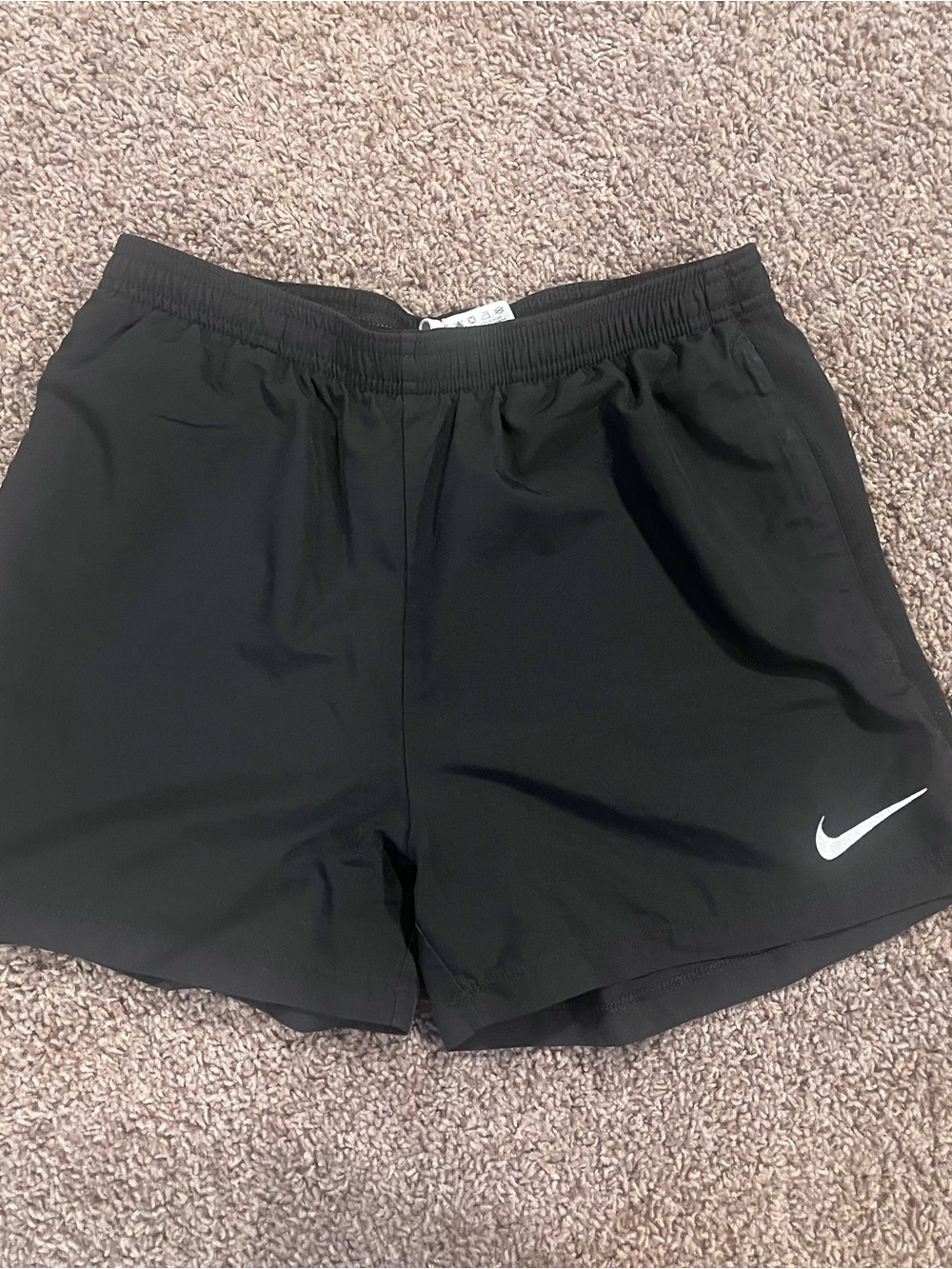 Nike Men's Challenger Black 7" Brief-Lined Running Shorts Size Small